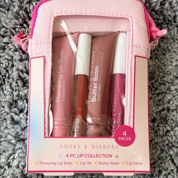 Smoke & Mirrors Other - Smoke & Mirrors 4-Piece Lip Collection with Pouch